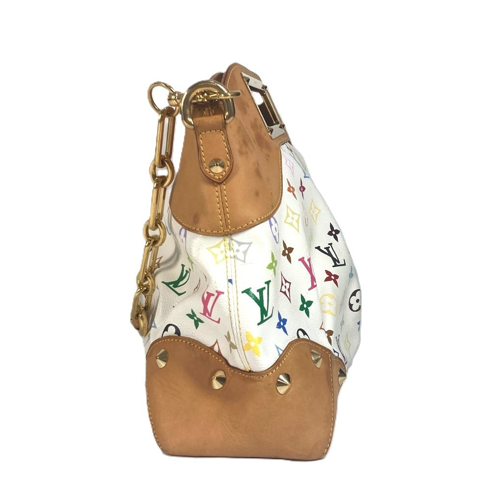 LOUIS VUITTON M40253 モノグラムマルチカラー ジュディGM カバン 肩掛け チェーン ハンドバッグ 2WAYバッグ ショルダーバッグ モノグラムマルチカラーキャンバス レディース ブロン ホワイト
