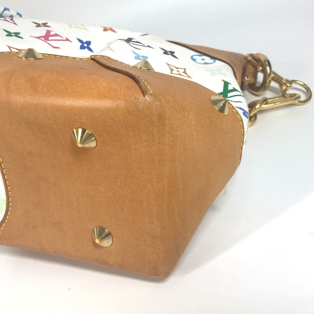 LOUIS VUITTON M40253 モノグラムマルチカラー ジュディGM カバン 肩掛け チェーン ハンドバッグ 2WAYバッグ ショルダーバッグ モノグラムマルチカラーキャンバス レディース ブロン ホワイト
