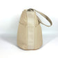 HERMES Saxo PM Tote Bag, Canvas Handbag, Women's, Beige