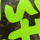 LOUIS VUITTON M93703 Monogram Graffiti Neverfull GM Shoulder Bag/Tote Bag in Monogram Graffiti Canvas, Women's, Veil Green