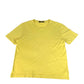 LOUIS VUITTON Logo LV Circle Apparel Tops T-Shirt RM191Q Men's Short Sleeve Cotton T-Shirt Yellow