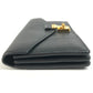 LOUIS VUITTON Long Wallet, Bifold, Flap, Calf Leather, Unisex, Black