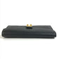 LOUIS VUITTON Long Wallet, Bifold, Flap, Calf Leather, Unisex, Black