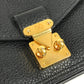 LOUIS VUITTON Long Wallet, Bifold, Flap, Calf Leather, Unisex, Black