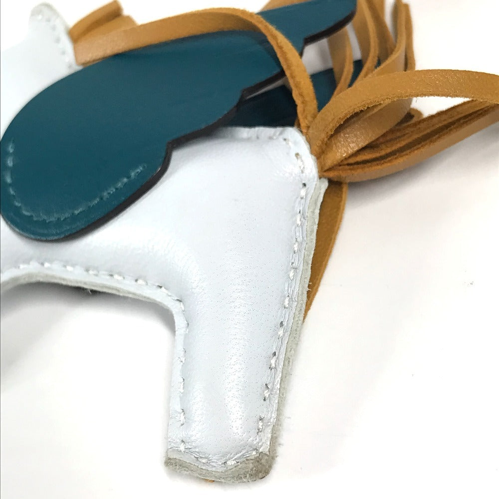 HERMES ペガサスPM ペガサス PM バッグチャーム チャーム アニョーミロ レディース プリュム/セサミ ブルー
