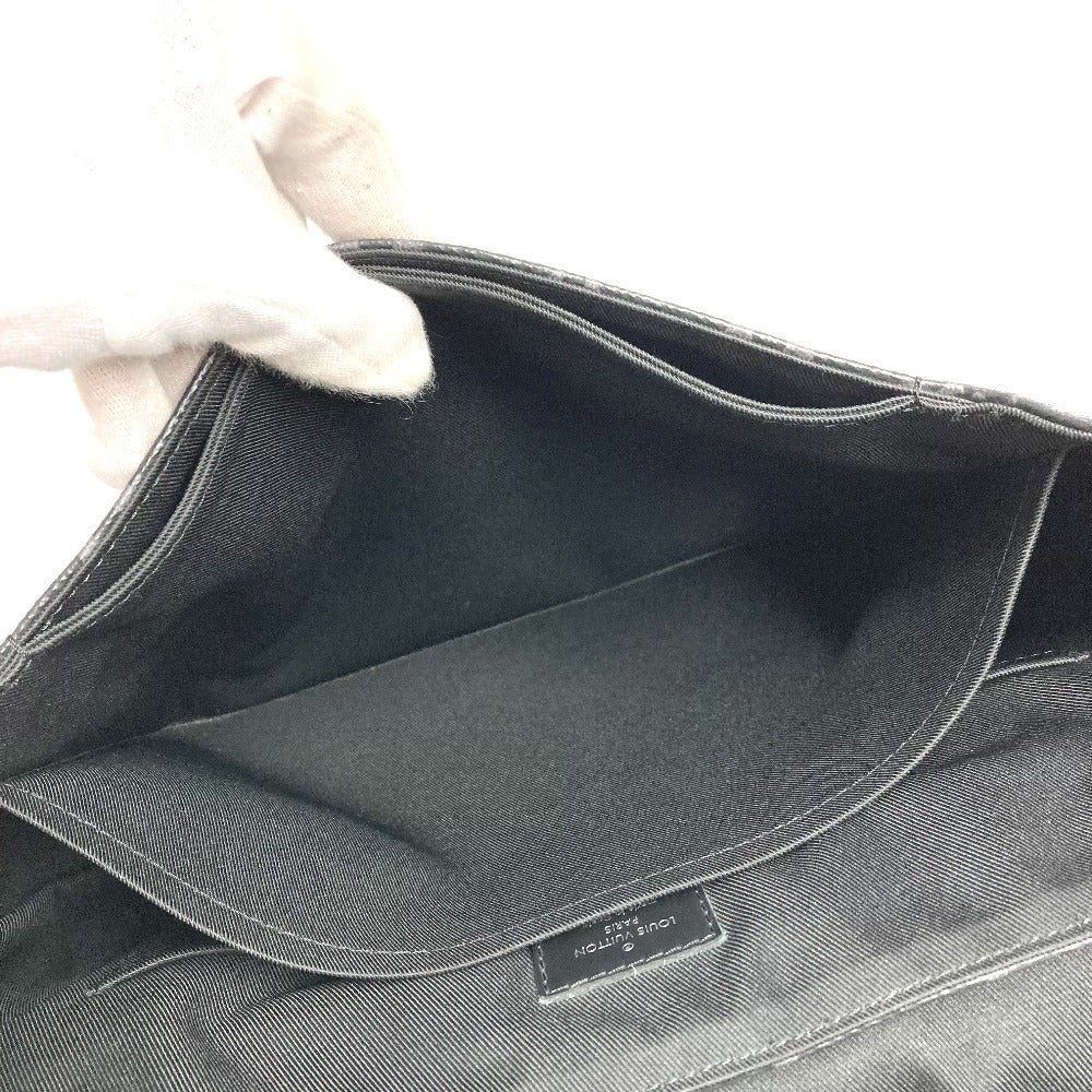 LOUIS VUITTON M46255 モノグラムエクリプス ディストリクト PM NV3 カバン 斜め掛け フラップ ショルダーバッグ モノグラムエクリプスキャンバス ユニセックス ブラック