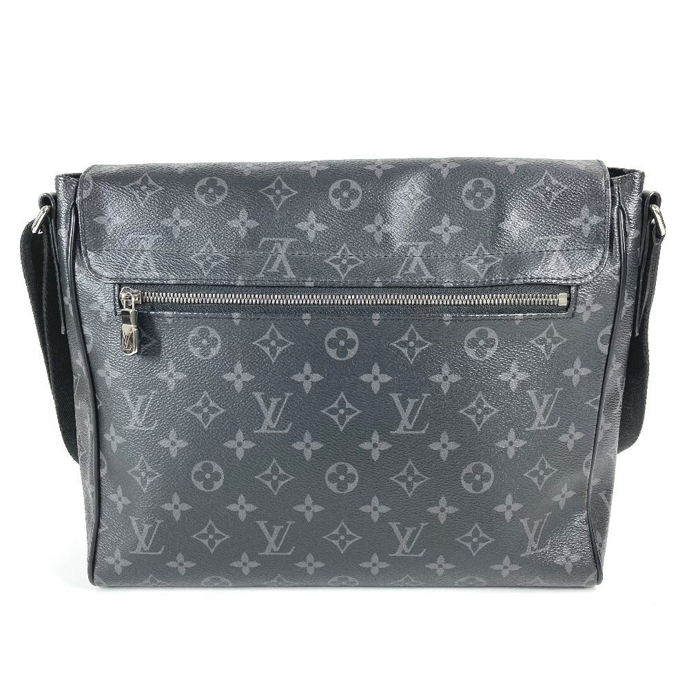 LOUIS VUITTON M46255 モノグラムエクリプス ディストリクト PM NV3 カバン 斜め掛け フラップ ショルダーバッグ モノグラムエクリプスキャンバス ユニセックス ブラック