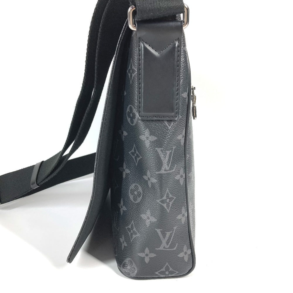 LOUIS VUITTON M46255 モノグラムエクリプス ディストリクト PM NV3 カバン 斜め掛け フラップ ショルダーバッグ モノグラムエクリプスキャンバス ユニセックス ブラック
