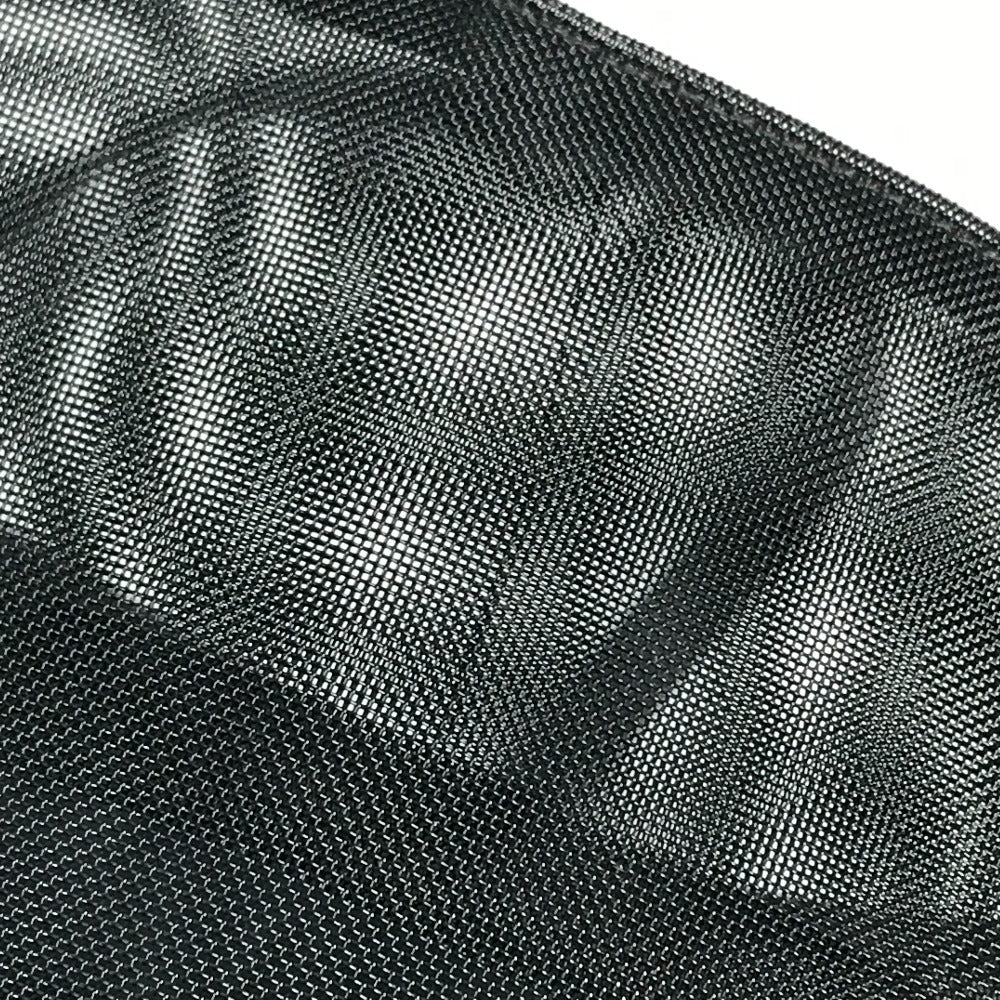 FENDI FF logo mesh big bag, tote bag, beach bag, handbag, nylon mesh, women's, black