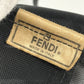 FENDI FF logo mesh big bag, tote bag, beach bag, handbag, nylon mesh, women's, black