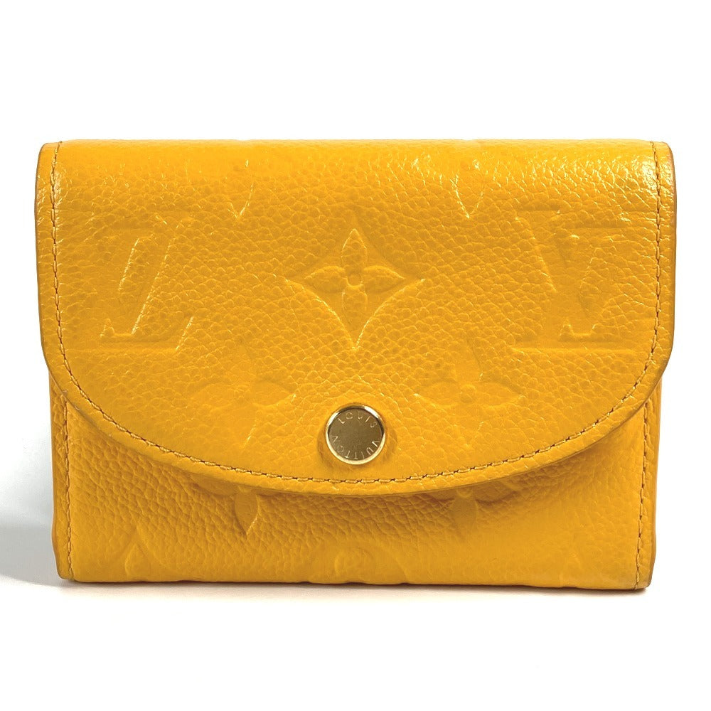 LOUIS VUITTON M11411 モノグラムアンプラント ポルトモネ･ロザリ 財布 小銭入れ コインケース モノグラムアンプラントレザー ユニセックス ジョーヌ ドール イエロー イエロー