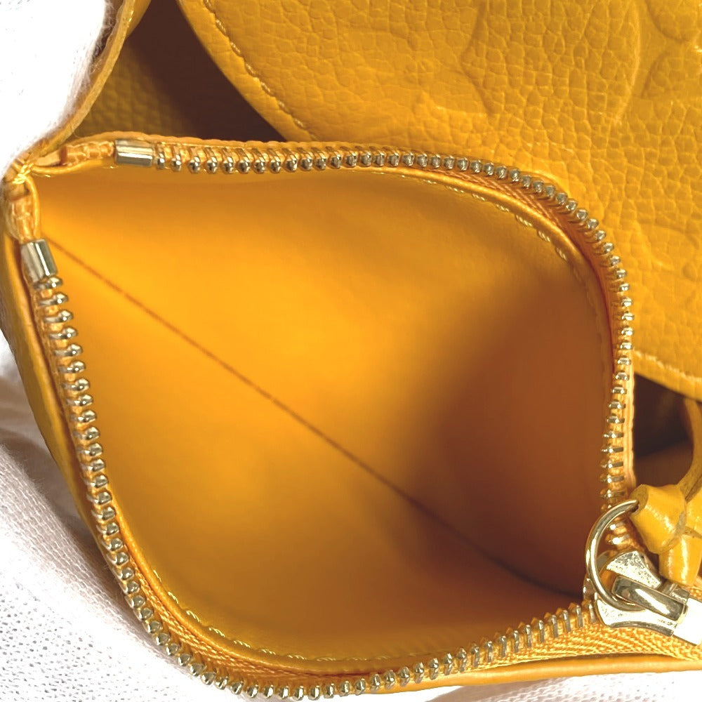LOUIS VUITTON M11411 モノグラムアンプラント ポルトモネ･ロザリ 財布 小銭入れ コインケース モノグラムアンプラントレザー ユニセックス ジョーヌ ドール イエロー イエロー
