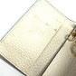GUCCI 456118 Logo GG 6-Key Case, 6-Key Pouch, PVC/Leather, Unisex, Beige