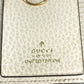 GUCCI 456118 Logo GG 6-Key Case, 6-Key Pouch, PVC/Leather, Unisex, Beige