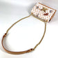 LOUIS VUITTON M44460 Monogram Cat Sack Twist MM Chain Bag, Crossbody Double Chain Shoulder Bag, Monogram Canvas, Women's, Brown White