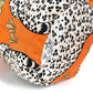 HERMES Musardine Multi-Pouch, Leopard Print, Silk, Orange, Women's