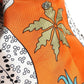 HERMES Musardine Multi-Pouch, Leopard Print, Silk, Orange, Women's