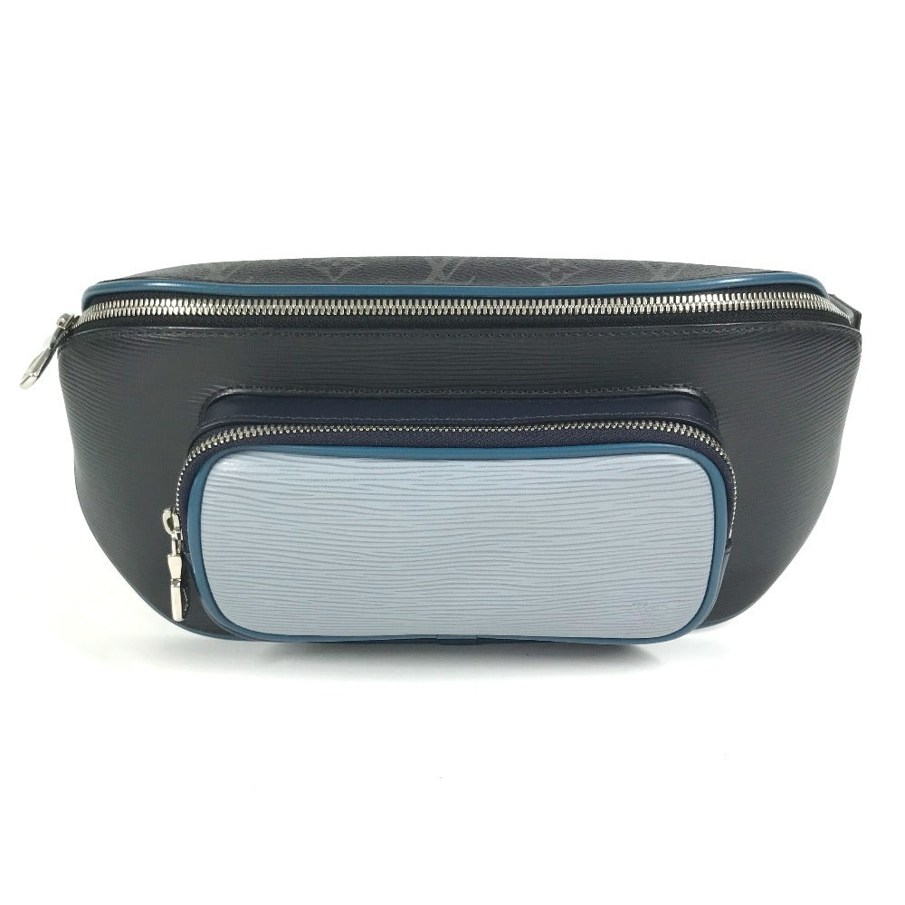 LOUIS VUITTON M53420 Epi Monogram Eclipse Bum Bag, Crossbody Bag, Shoulder Bag, Waist Bag, Epi Leather, Unisex, Navy