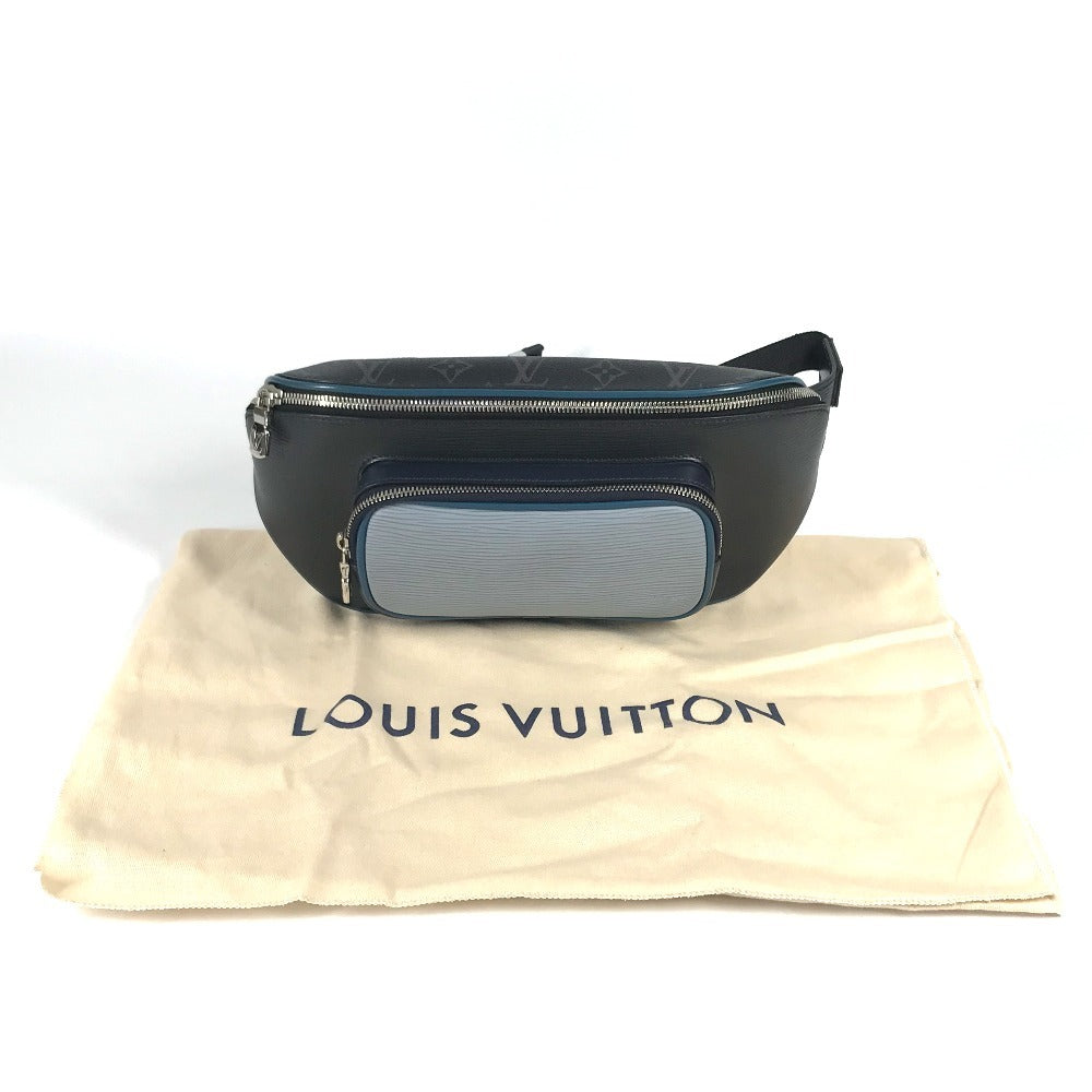 LOUIS VUITTON M53420 Epi Monogram Eclipse Bum Bag, Crossbody Bag, Shoulder Bag, Waist Bag, Epi Leather, Unisex, Navy