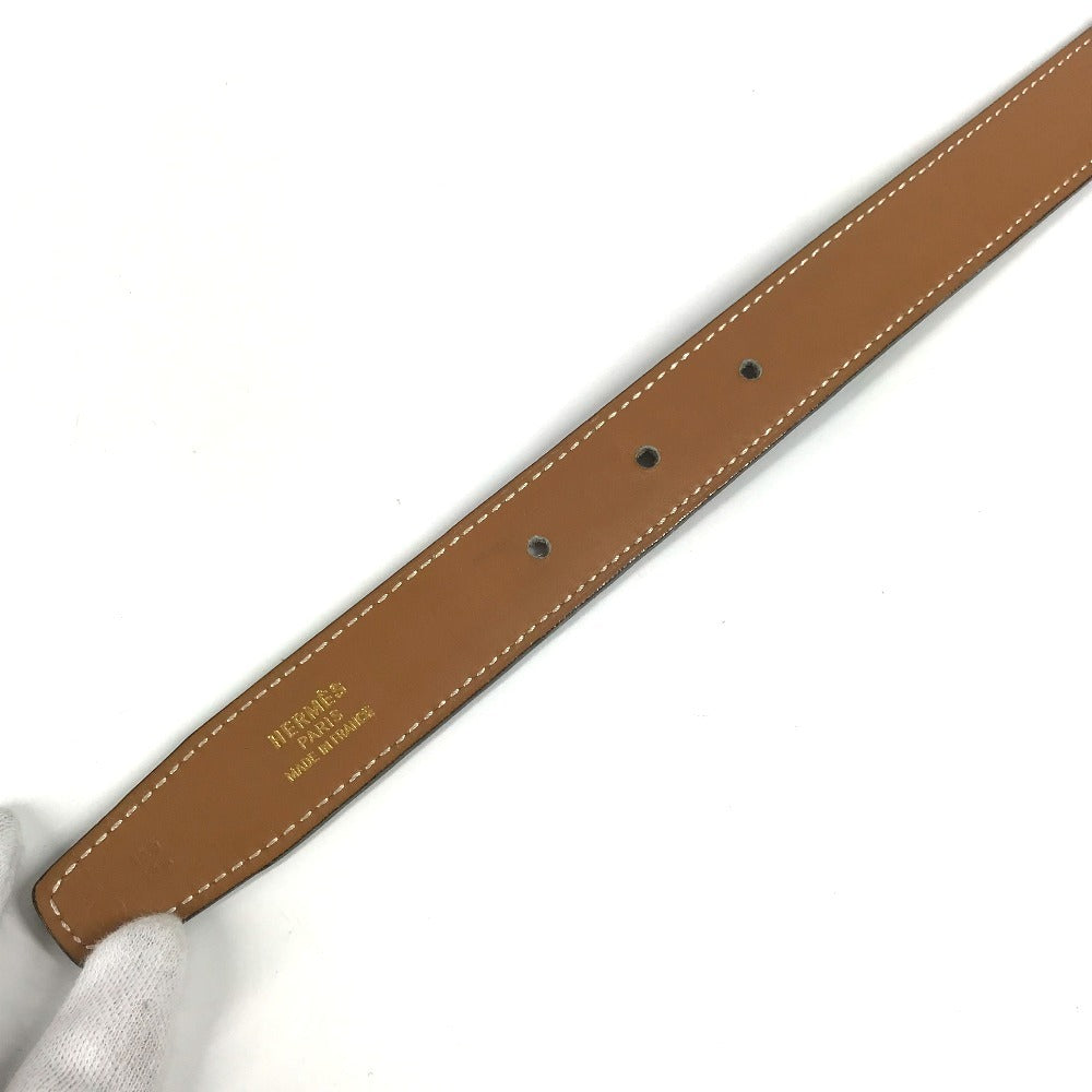 HERMES ベルトのみ ボトムス用ベルト ベルト レザー レディース ブラック