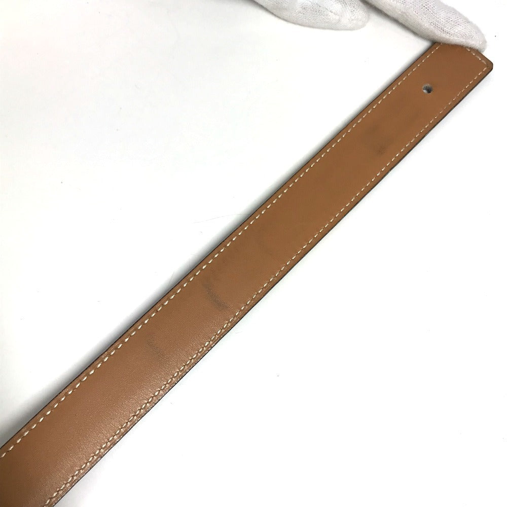 HERMES ベルトのみ ボトムス用ベルト ベルト レザー レディース ブラック