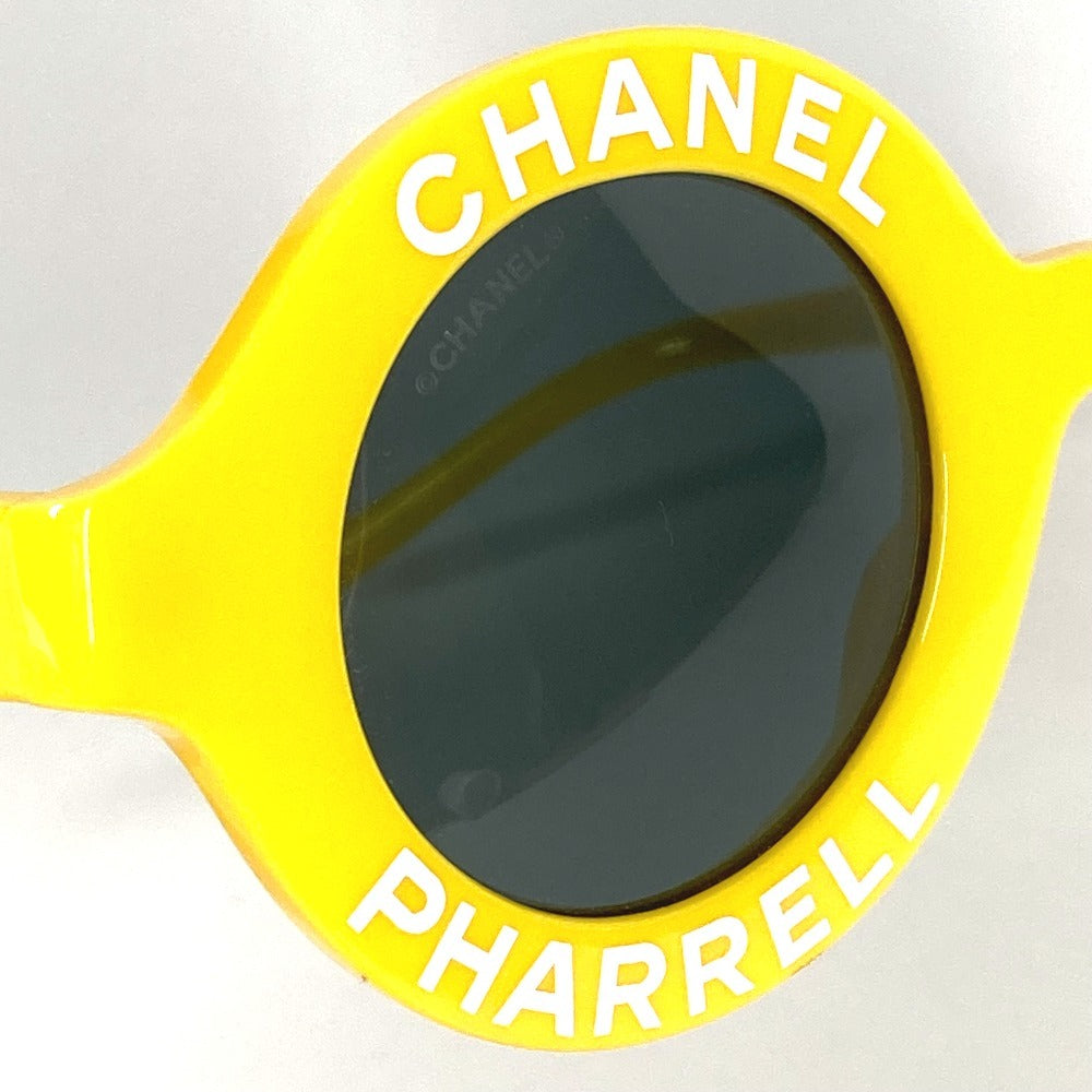 CHANEL 71314A ロゴ ファレルウィリアムス PHARREL めがね メガネ アイウェア 眼鏡 サングラス プラスチック レディース イエロー