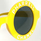 CHANEL 71314A ロゴ ファレルウィリアムス PHARREL めがね メガネ アイウェア 眼鏡 サングラス プラスチック レディース イエロー