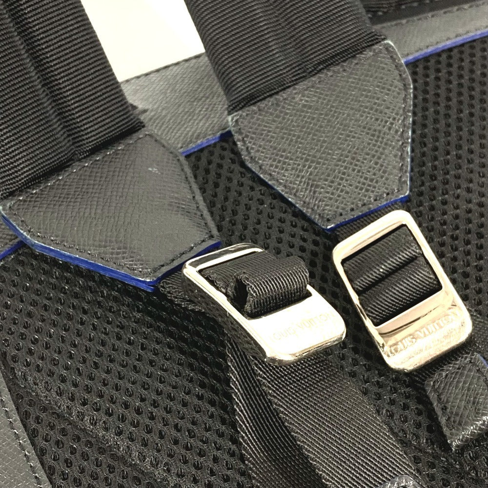 LOUIS VUITTON M32734 タイガ アントン カバン バムバッグ バイカラー リュックサック タイガレザー ユニセックス アルドワーズ ブラック