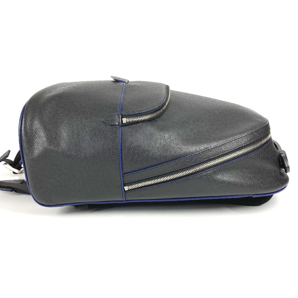 LOUIS VUITTON M32734 タイガ アントン カバン バムバッグ バイカラー リュックサック タイガレザー ユニセックス アルドワーズ ブラック