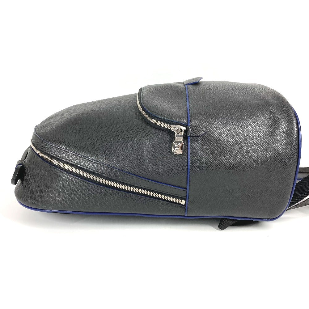 LOUIS VUITTON M32734 タイガ アントン カバン バムバッグ バイカラー リュックサック タイガレザー ユニセックス アルドワーズ ブラック