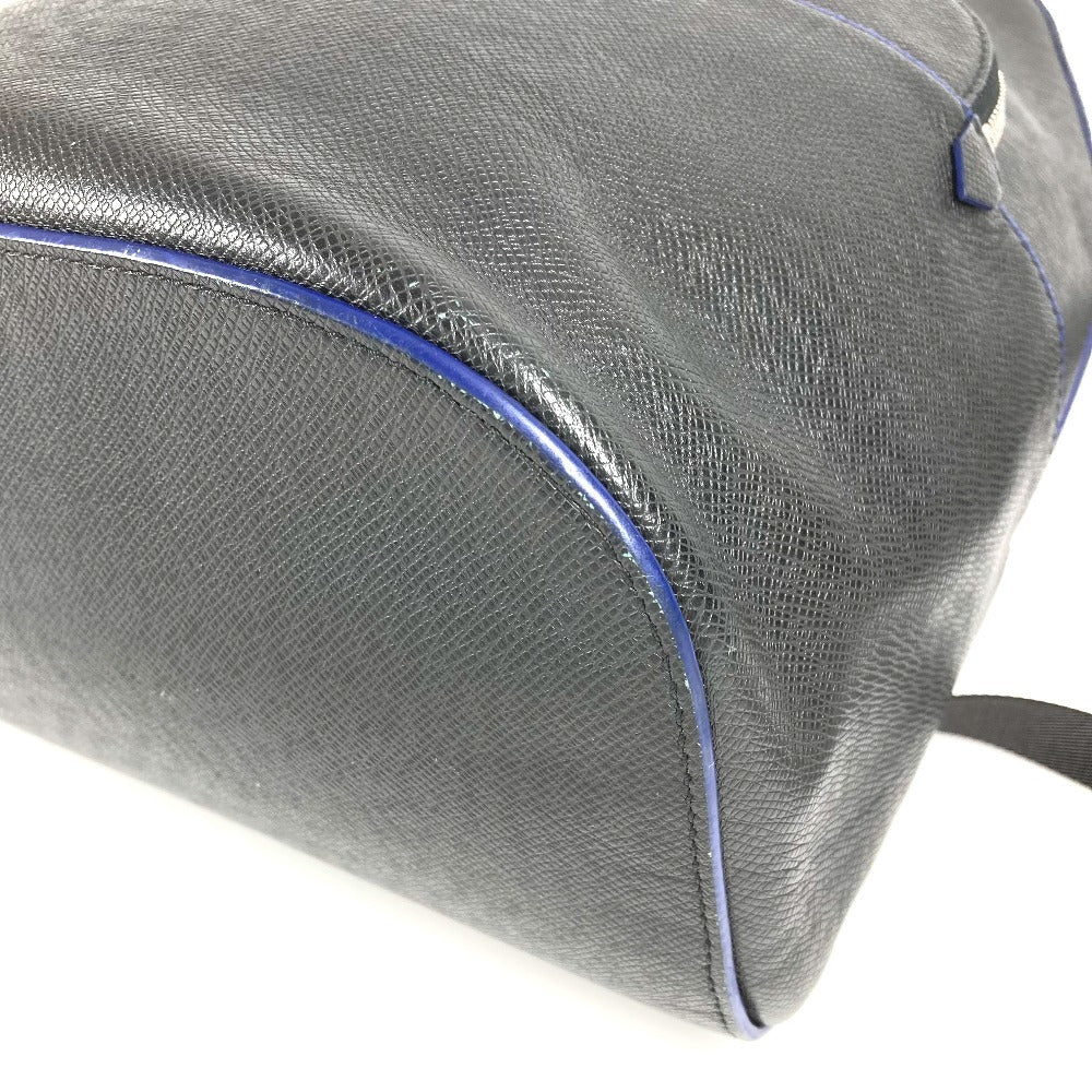 LOUIS VUITTON M32734 タイガ アントン カバン バムバッグ バイカラー リュックサック タイガレザー ユニセックス アルドワーズ ブラック
