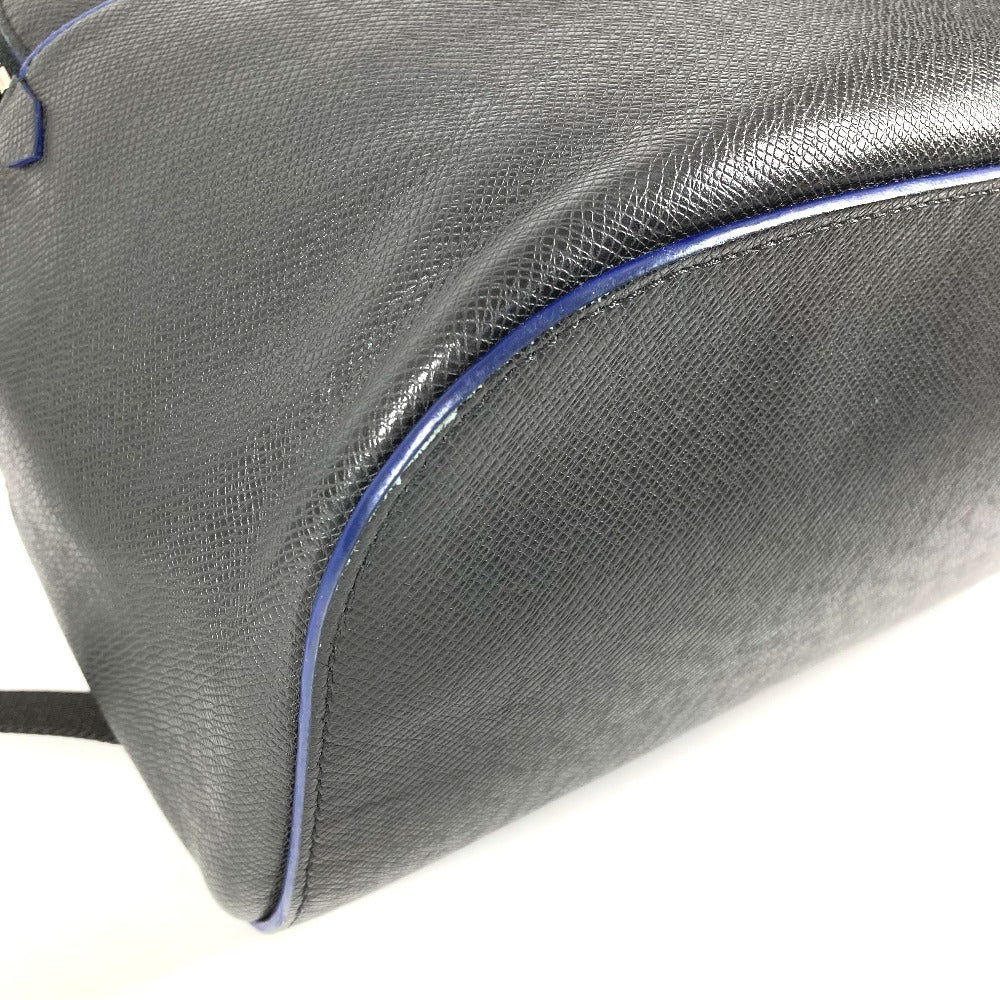 LOUIS VUITTON M32734 タイガ アントン カバン バムバッグ バイカラー リュックサック タイガレザー ユニセックス アルドワーズ ブラック
