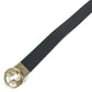 GUCCI 450000 Double G GG Logo Belt for Bottoms, Buckle, Leather, Men's, Black