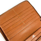 HERMES Azap Combine Long Wallet with Round Zipper Travel Case, Leather, Unisex, Gold
