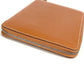 HERMES Azap Combine Long Wallet with Round Zipper Travel Case, Leather, Unisex, Gold