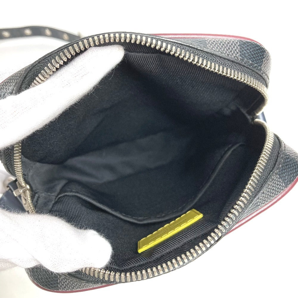 LOUIS VUITTON M55100 エピ ダミエグラフィット ダヌーヴ スリム カバン 斜め掛け ポシェット ショルダーバッグ ダミエグラフィットキャンバス ユニセックス ネイビー