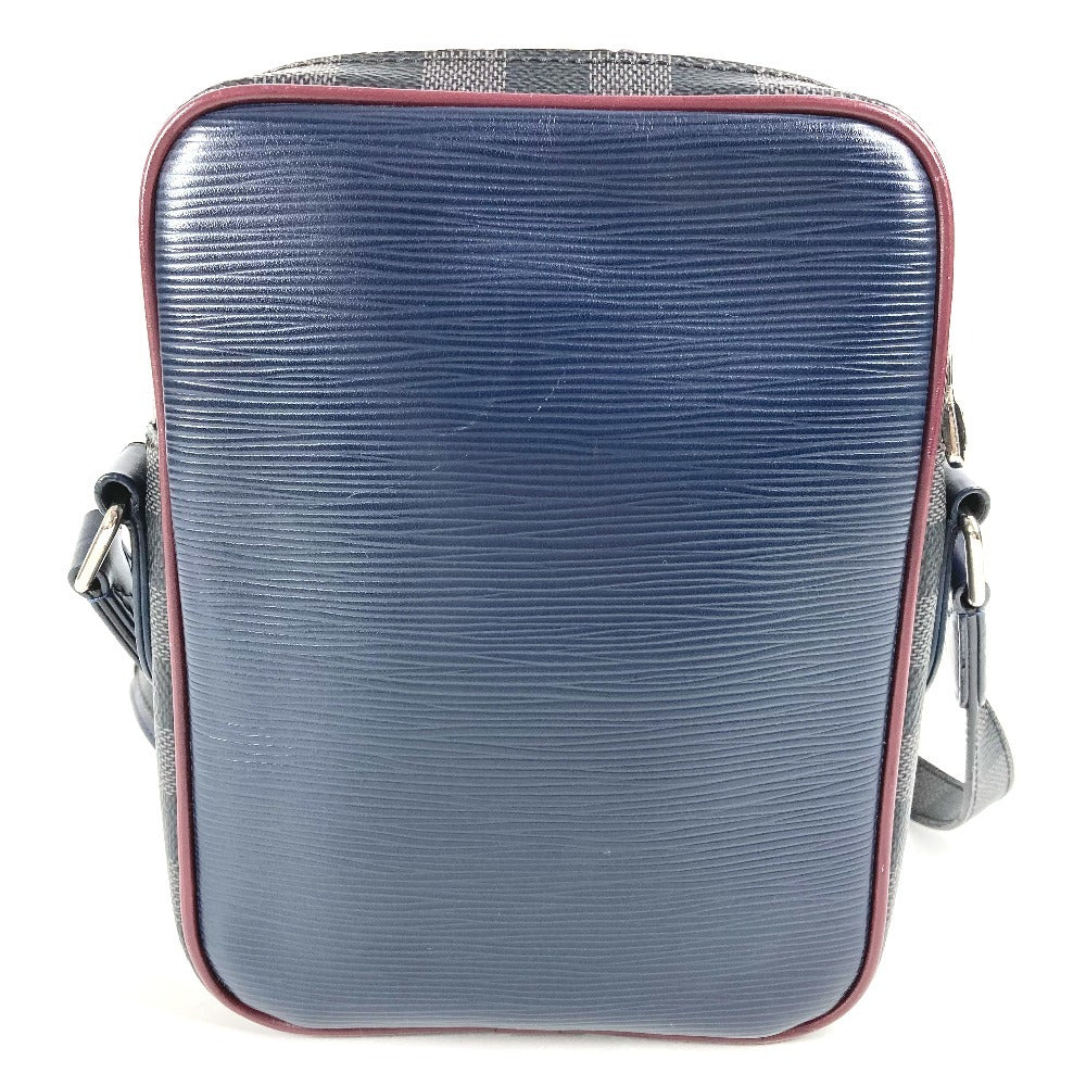 LOUIS VUITTON M55100 エピ ダミエグラフィット ダヌーヴ スリム カバン 斜め掛け ポシェット ショルダーバッグ ダミエグラフィットキャンバス ユニセックス ネイビー