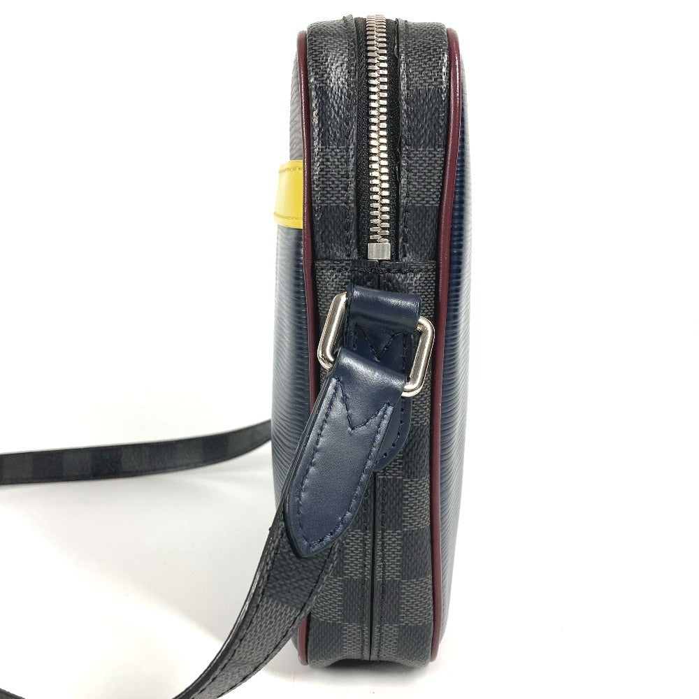 LOUIS VUITTON M55100 エピ ダミエグラフィット ダヌーヴ スリム カバン 斜め掛け ポシェット ショルダーバッグ ダミエグラフィットキャンバス ユニセックス ネイビー