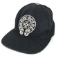 CHROME HEARTS ロゴ ホースシュー 帽子 キャップ帽 ベースボール キャップ コットン ユニセックス ブラック
