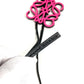 LOEWE Anagram Logo Keychain Bag Charm, Leather, Unisex, Pink