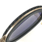 CHANEL 10506 90405 Vintage 31 Rue Cambon Camera Lens Oval Wave Pattern Eyeglasses Eyewear Sunglasses Metal Women's Black