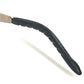 CHANEL 10506 90405 Vintage 31 Rue Cambon Camera Lens Oval Wave Pattern Eyeglasses Eyewear Sunglasses Metal Women's Black