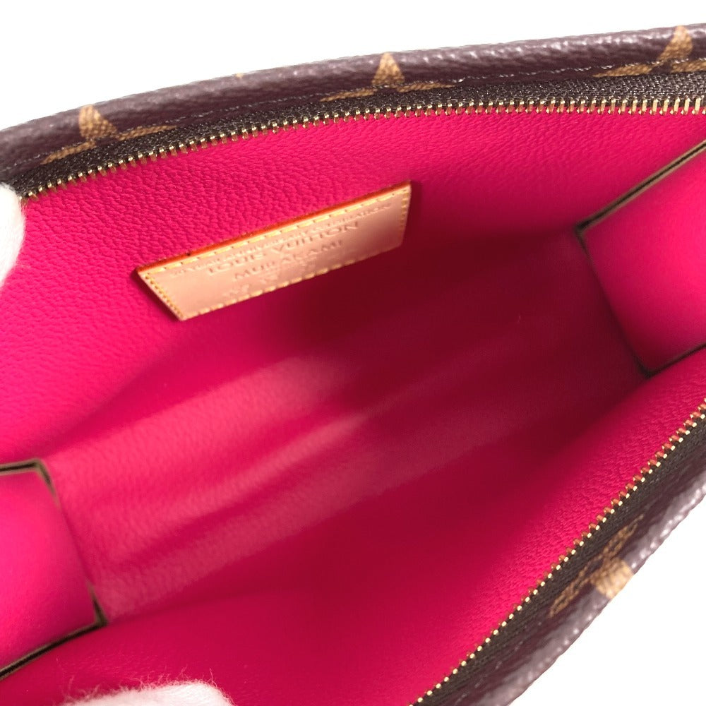 LOUIS VUITTON M13762 モノグラム LV×TM 村上隆 村上パンダ パンダ トリオ･ポッシュ･トワレ カバン ポーチ セカンドバッグ 3つセット クラッチバッグ モノグラムキャンバス ユニセックス マルチカラー