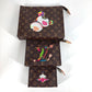 LOUIS VUITTON M13762 モノグラム LV×TM 村上隆 村上パンダ パンダ トリオ･ポッシュ･トワレ カバン ポーチ セカンドバッグ 3つセット クラッチバッグ モノグラムキャンバス ユニセックス マルチカラー