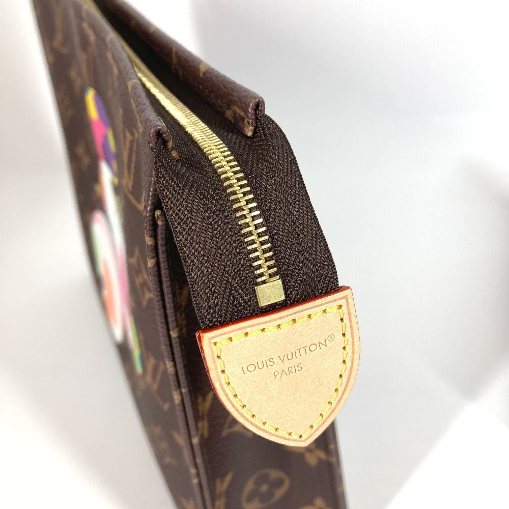 LOUIS VUITTON M13762 モノグラム LV×TM 村上隆 村上パンダ パンダ トリオ･ポッシュ･トワレ カバン ポーチ セカンドバッグ 3つセット クラッチバッグ モノグラムキャンバス ユニセックス マルチカラー