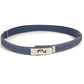 HERMES H010777UKAA Belt "Kelly" Jean 18 Kelly Belt Denim Belt Women's Blue