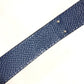 HERMES H010777UKAA Belt "Kelly" Jean 18 Kelly Belt Denim Belt Women's Blue