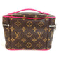 LOUIS VUITTON M12650 モノグラム ニース･ミニ バニティバッグ ボックス BOX カバン ハンドバッグ モノグラムキャンバス レディース ポンディシェリピンク ピンク