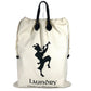 GUCCI 552403 Flower Flora Chateau Marmont Drawstring Tote Bag, Shoulder Bag, Leather/Canvas, Unisex, White