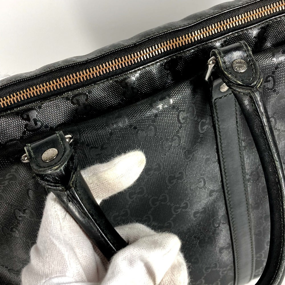 GUCCI 201480 GG Imprime Logo Tote Bag, Handbag, Document Bag, Business Bag, GG Imprime, Unisex, Black